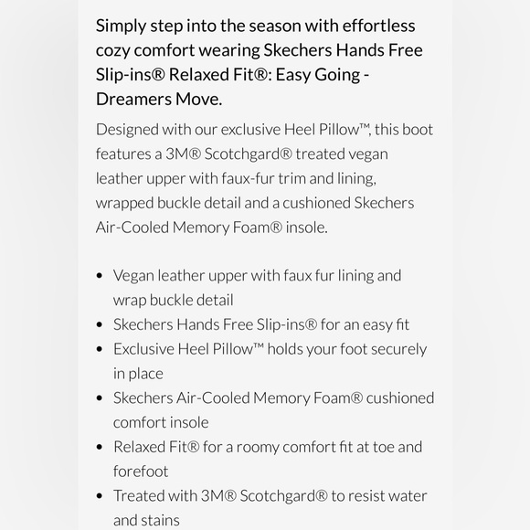 Skechers Slip Ins Womens 9.5 3M Scotchguard Vegan Leather Side Zip Boots - Picture 9 of 9